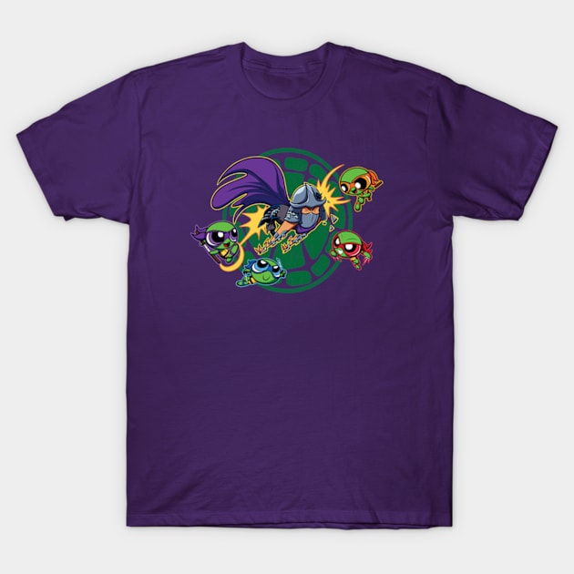 Powerpuff Turtles T-Shirt by Jc Jows